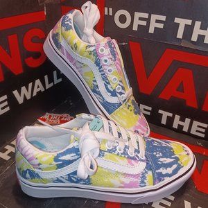 Vans Men's 3.5/Women's 5 Comfycush Old Skool (Tie-Dye) Orchid/True White